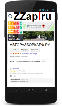 Отзывы Авторазборкарф.ру на zzap поиск автозапчастей