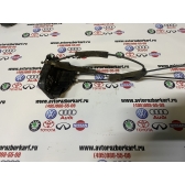 Замок передней правой двери в сборе с тросами Б/У оригинал.