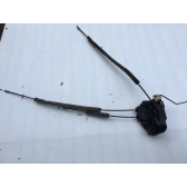 Замок передней левой двери в сборе с тросами Б/У оригинал. JA60