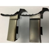 Накладка декоративная торпедо левая хром Б/У оригинал. V36.